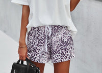 Mauve Print Shorts