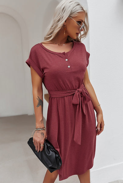 Everyday Dress - Maroon